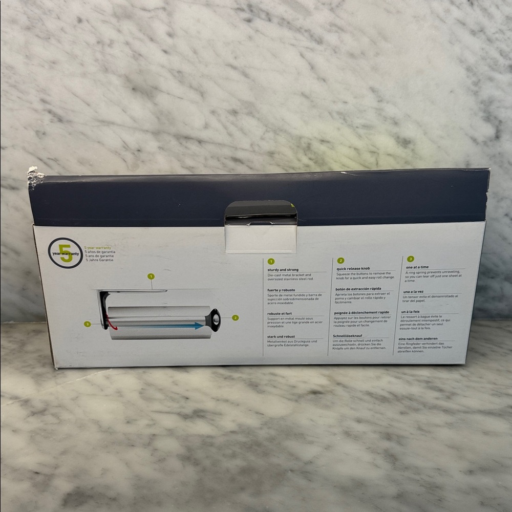 Simplehuman Stainless Steel Paper Towel Dispenser - Picture 2 of 2
